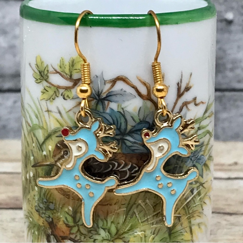 Deer Animal Hook Earrings